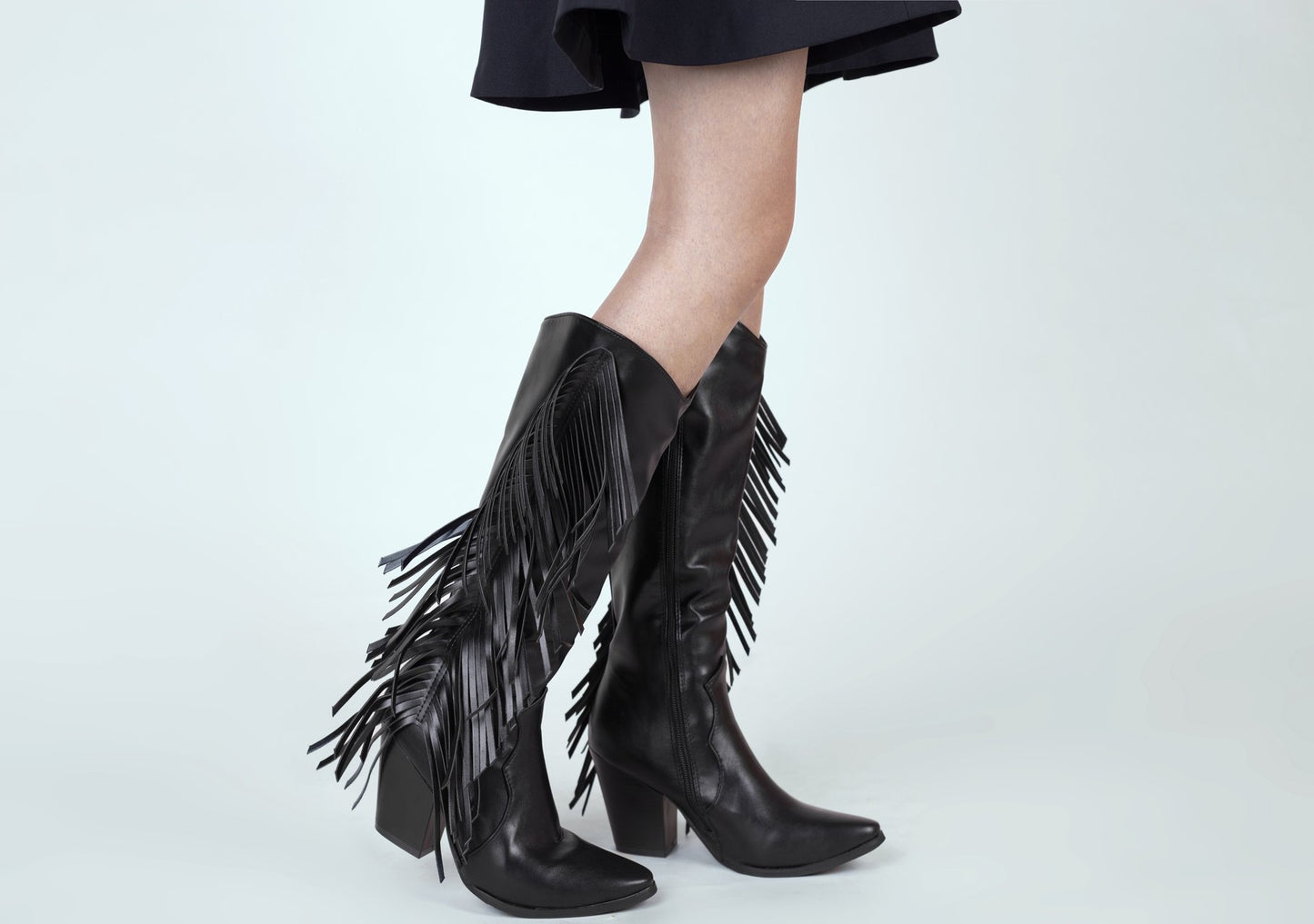 Lily – Bottes Martin à Franges de Mode Européenne et Américaine Grande Taille