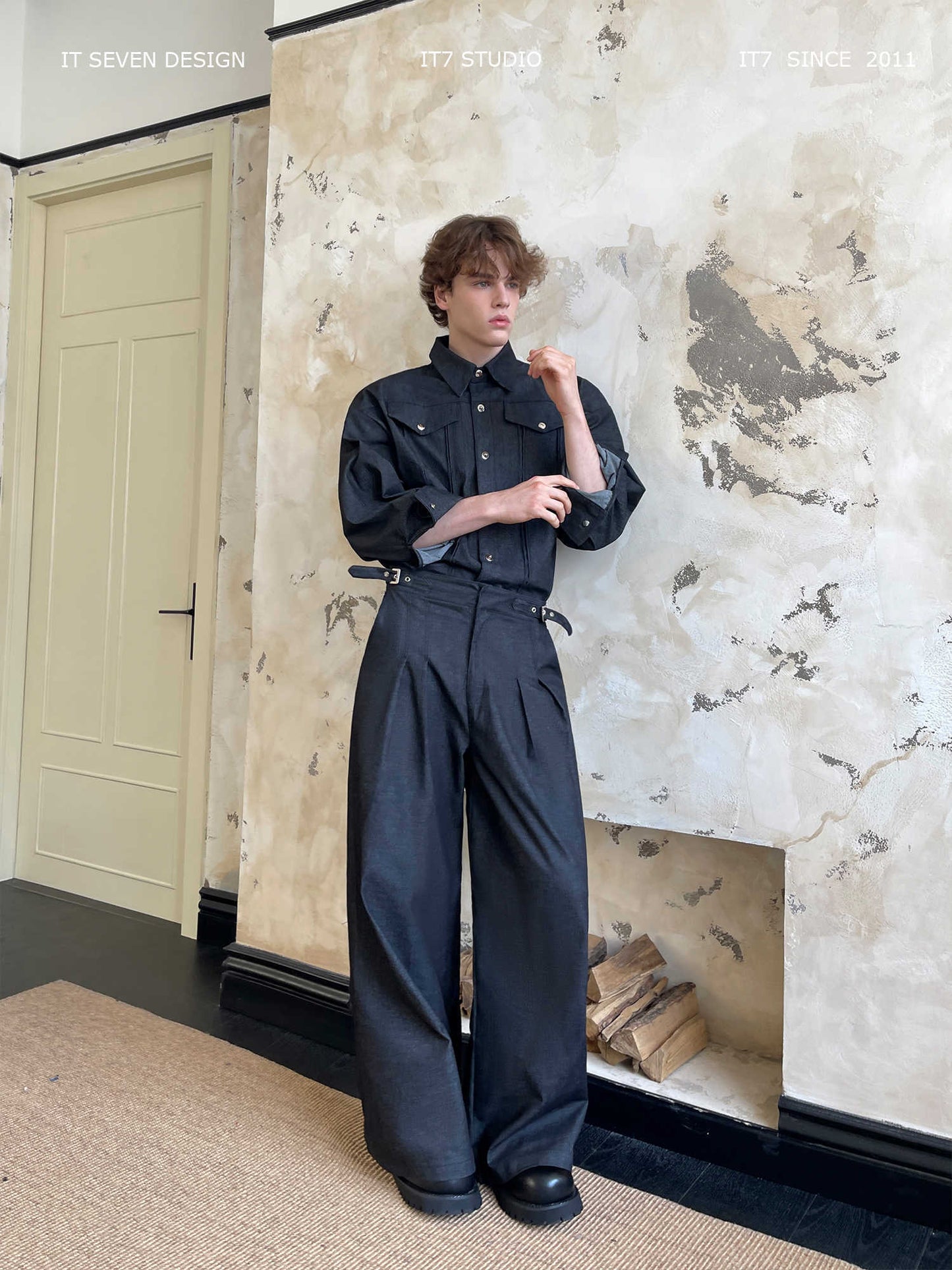 Martin – Chemise en Denim avec Boucle Métallique