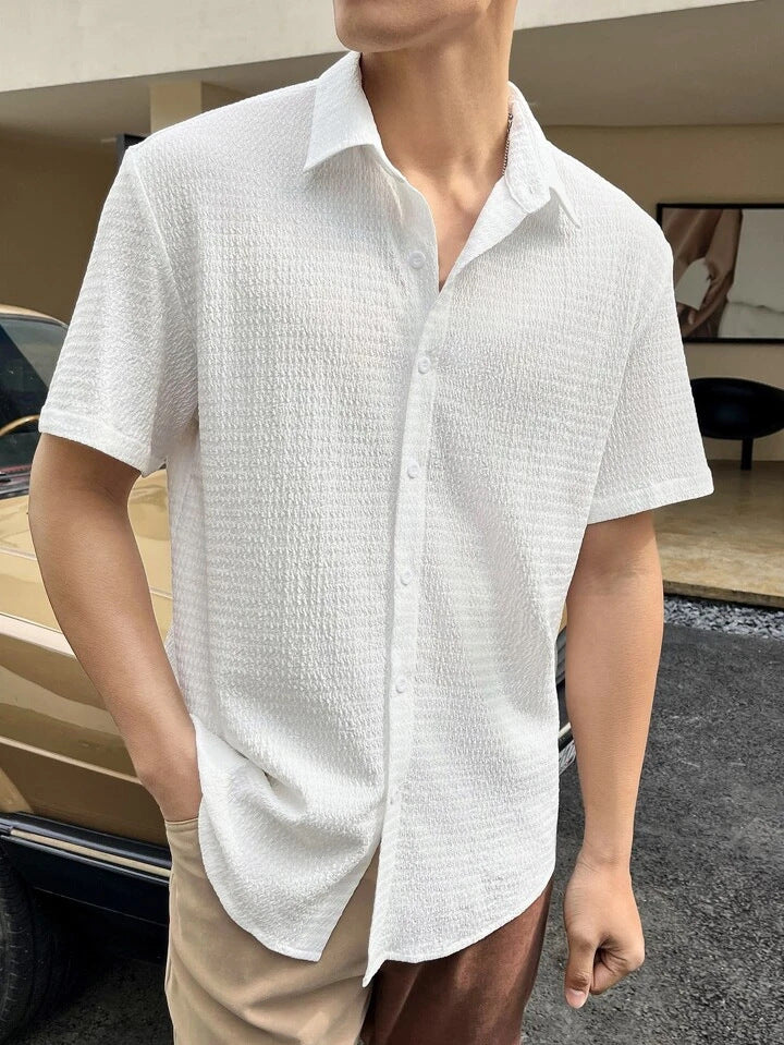 Gavin – Chemise Commuter à Manches Courtes pour Hommes