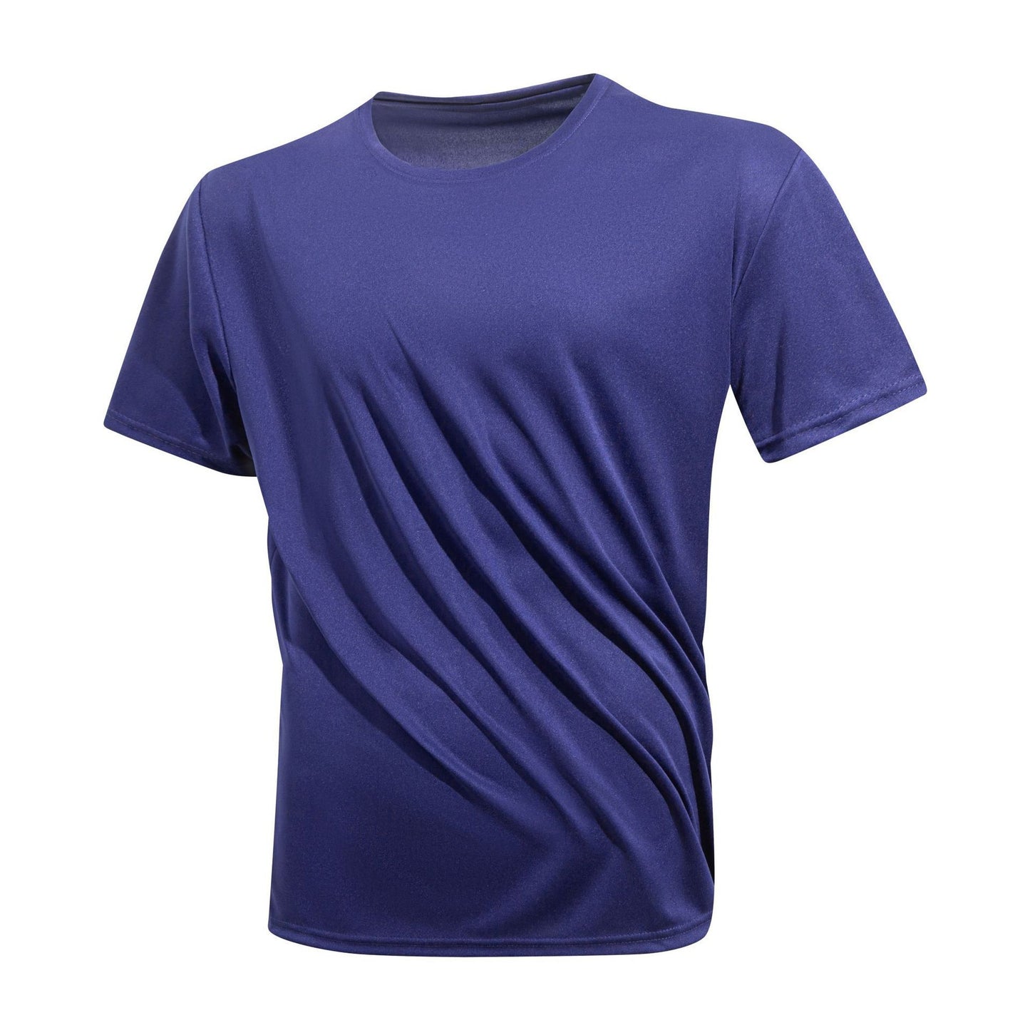 Hugh – T-shirt en soie glacée pour hommes, séchage rapide