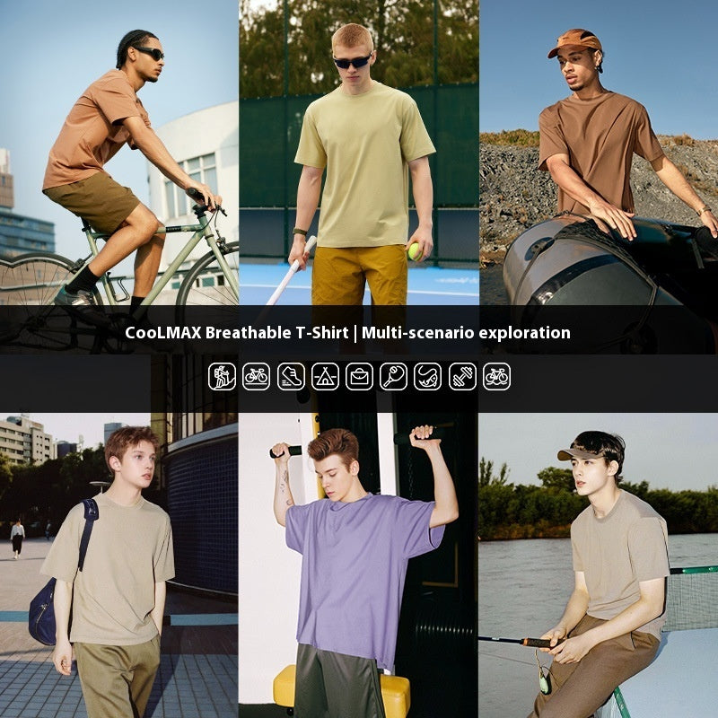 Ray – T-shirt de sport en plein air à séchage rapide à manches courtes