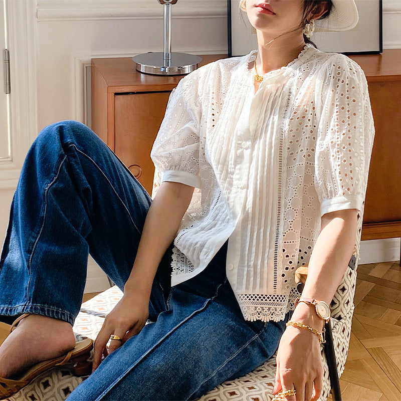 Tara – Chemise Élégante à Manches Mi-longues
