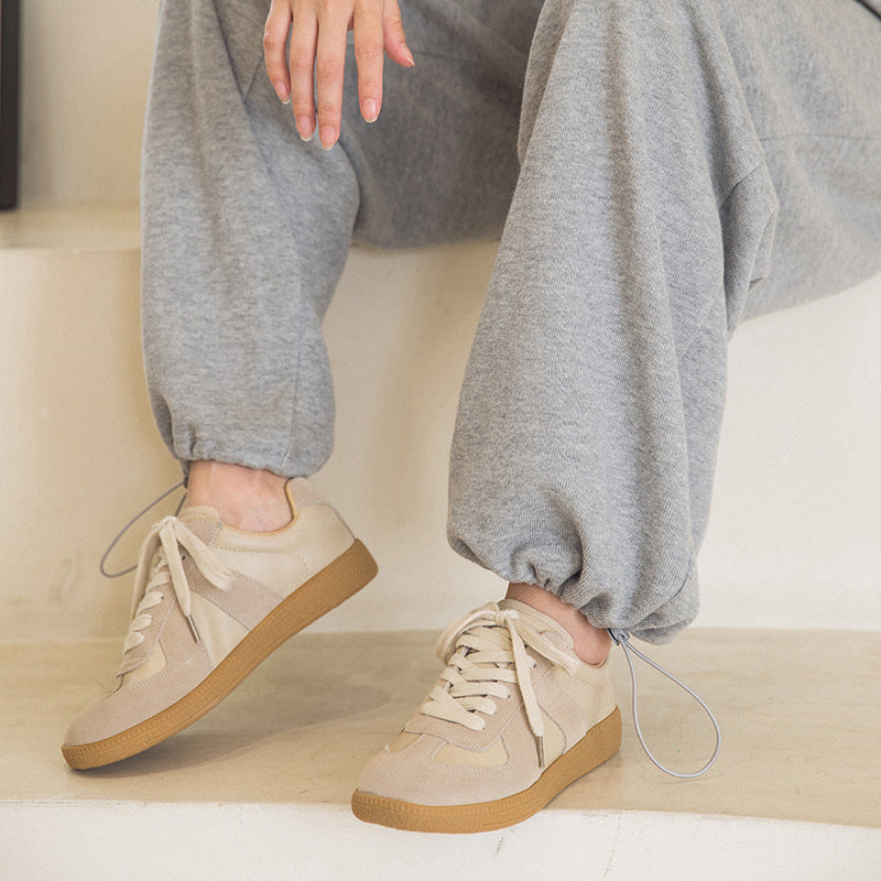 Dawn – Baskets Rétro Vegan Blancs pour Femmes