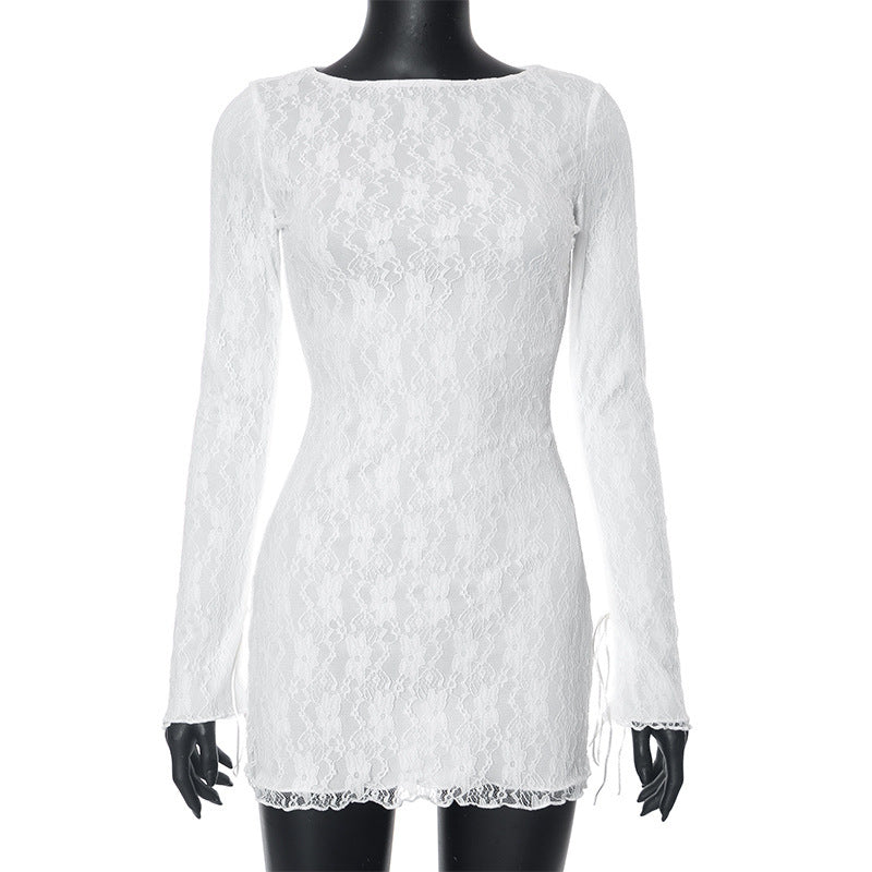 Shirley – Robe en Dentelle Automne-Hiver