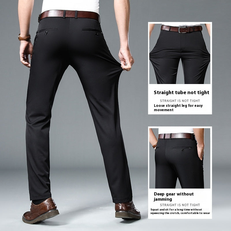 Miles – Pantalon Droit Fin Non-repassant