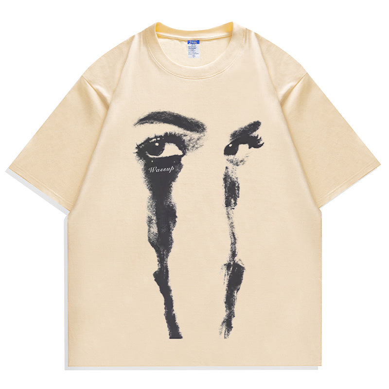 Clive – T-shirt vintage ample en coton pour garçons