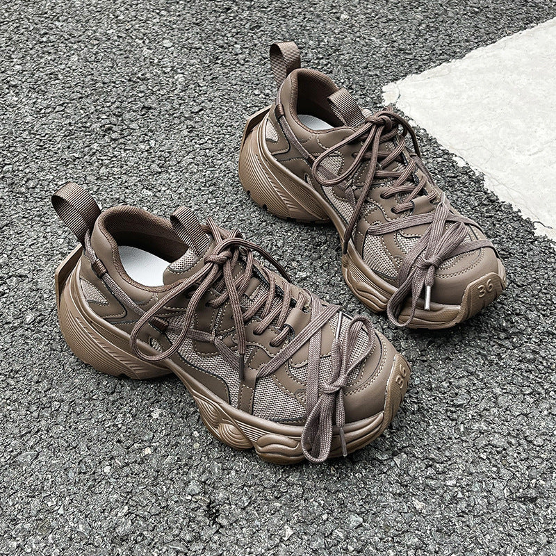 Marion – Chaussures à plateforme en cuir vegan pour femmes