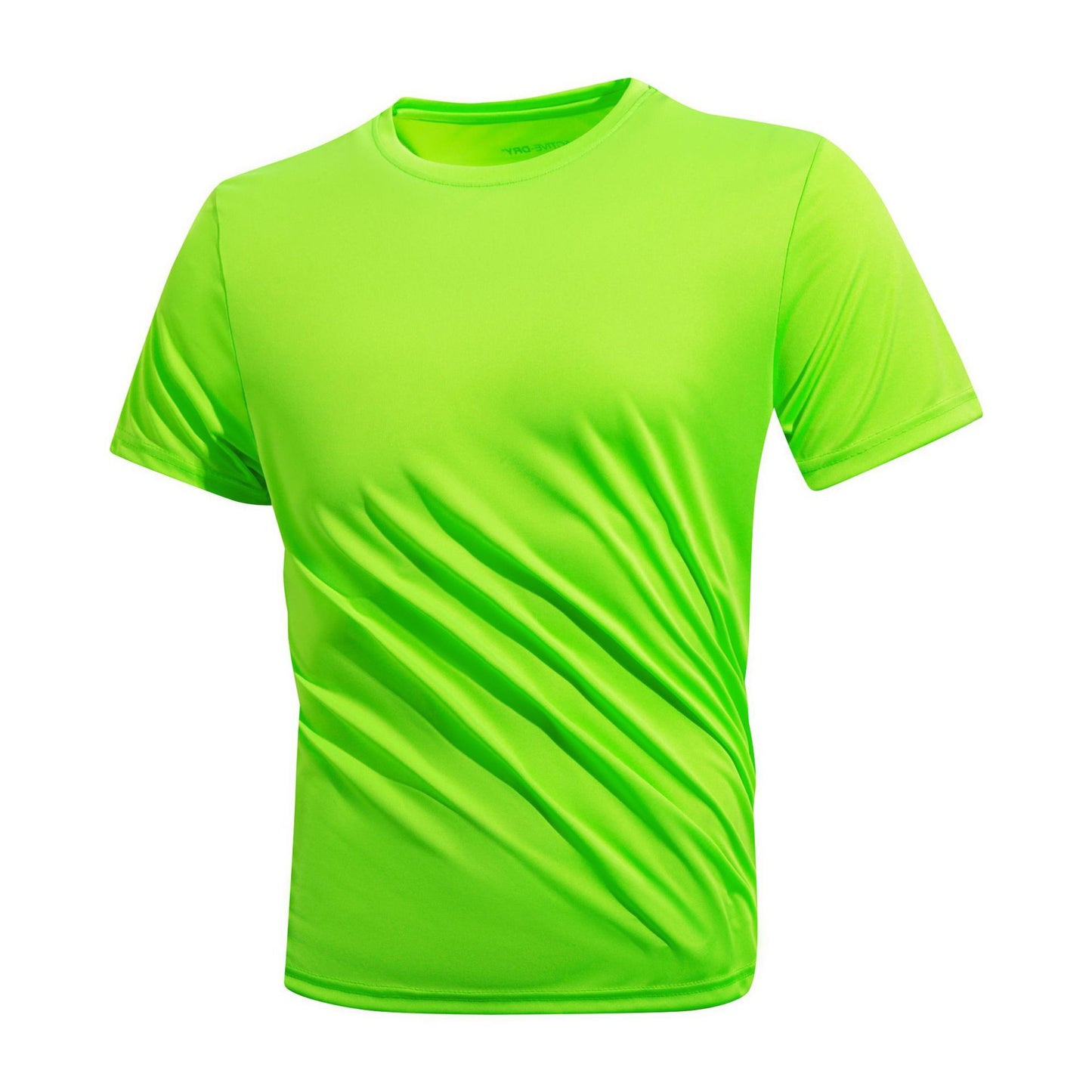 Hugh – T-shirt en soie glacée pour hommes, séchage rapide