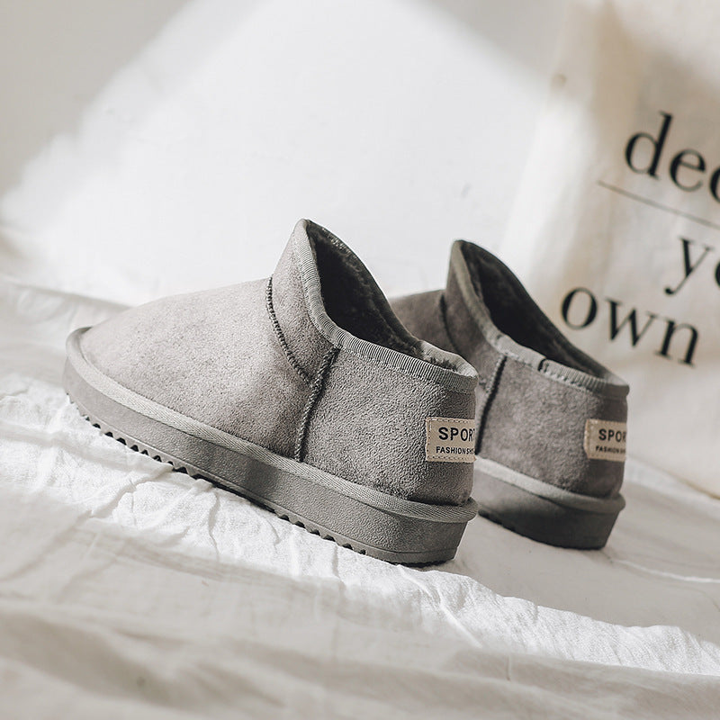 Sarah – Chaussures Courtes en Coton Chaudes