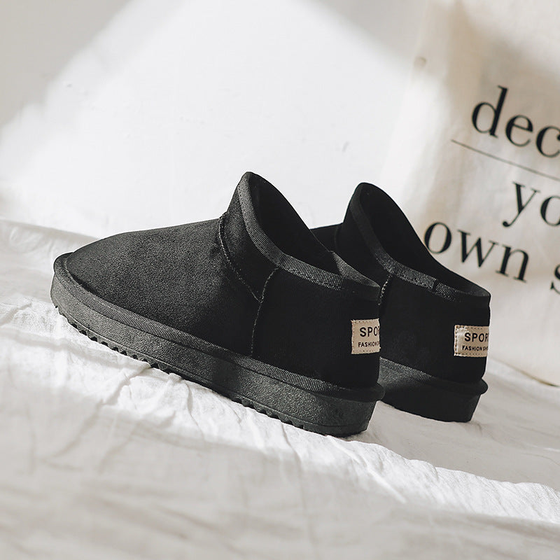 Sarah – Chaussures Courtes en Coton Chaudes
