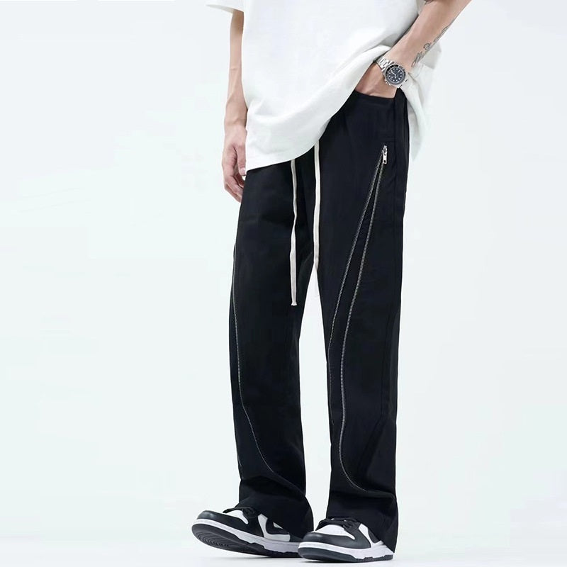 Mathew – Pantalon de travail ample avec fermeture éclair