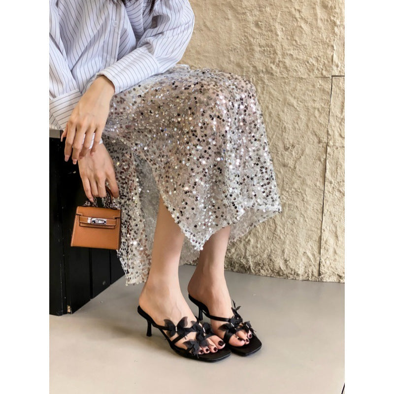 Shannon – Mules À Talons Carrés