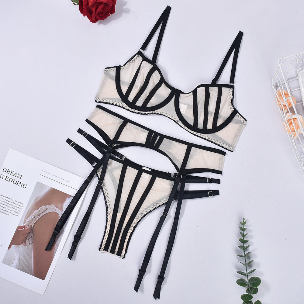 Shirley – Ensemble sexy en mesh transparent