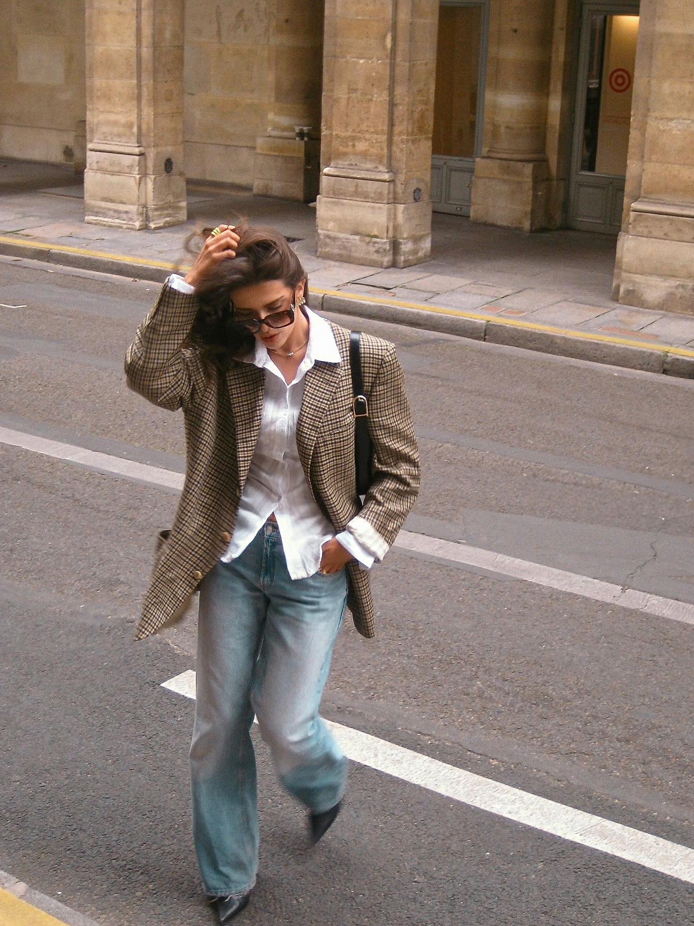 Patricia – Blazer à carreaux élégant