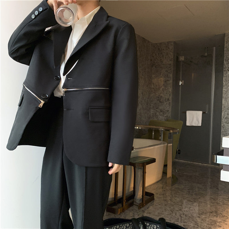 Justin – Costume décontracté avec fermeture éclair
