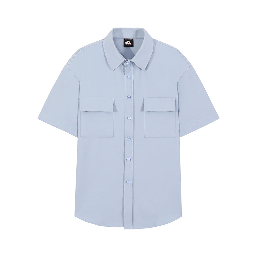 Mark – Chemise Décontractée à Manches Courtes Tendance Coréenne pour Hommes