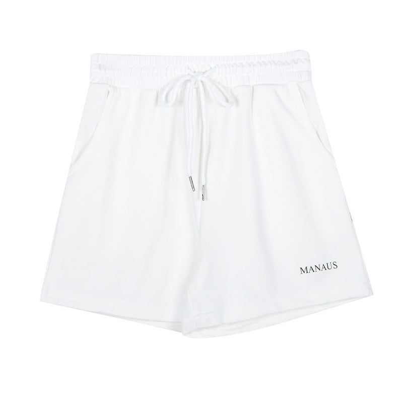 Barbara – Ensemble de Pull à Col Polo Blanc Rétro