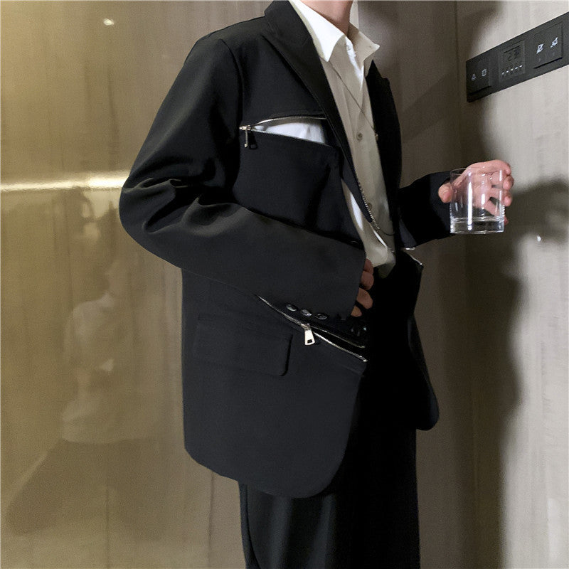 Justin – Costume décontracté avec fermeture éclair