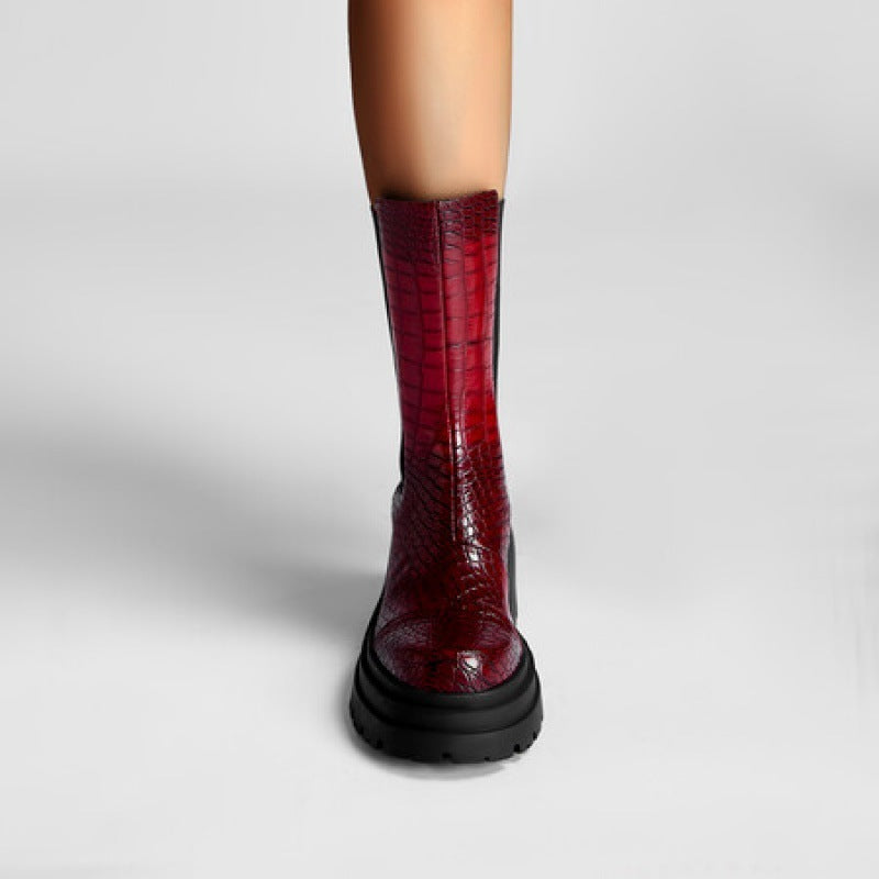Leah – Chaussures et Bottes Retro pour Femmes
