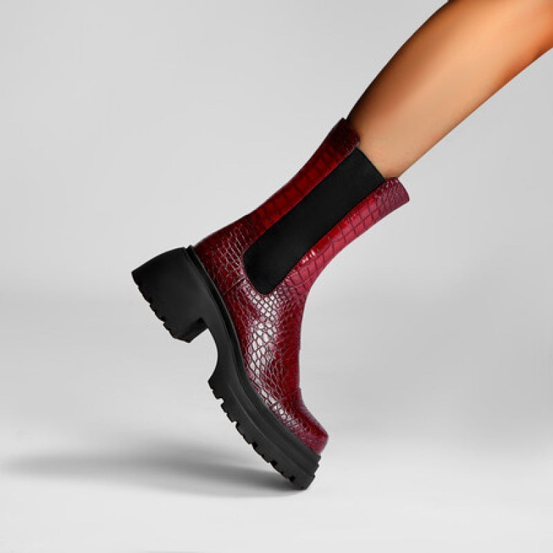 Leah – Chaussures et Bottes Retro pour Femmes