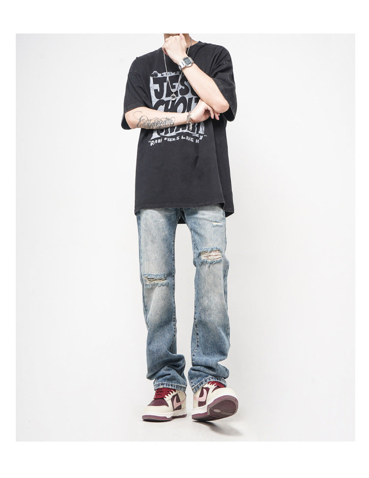 Ted – Jeans Déchirés Amples