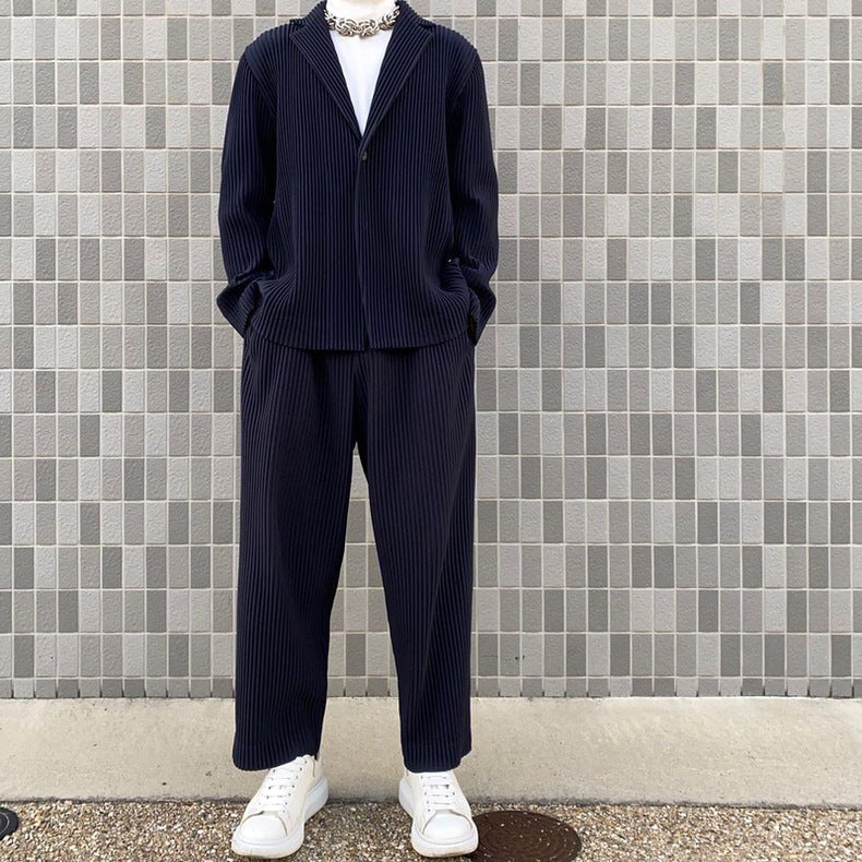 Charlotte – Pantalon Large à Effet Drapé