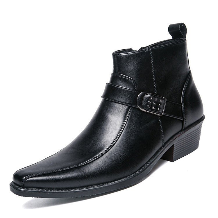 Desmond – Chaussures pointues en cuir vegan pour hommes