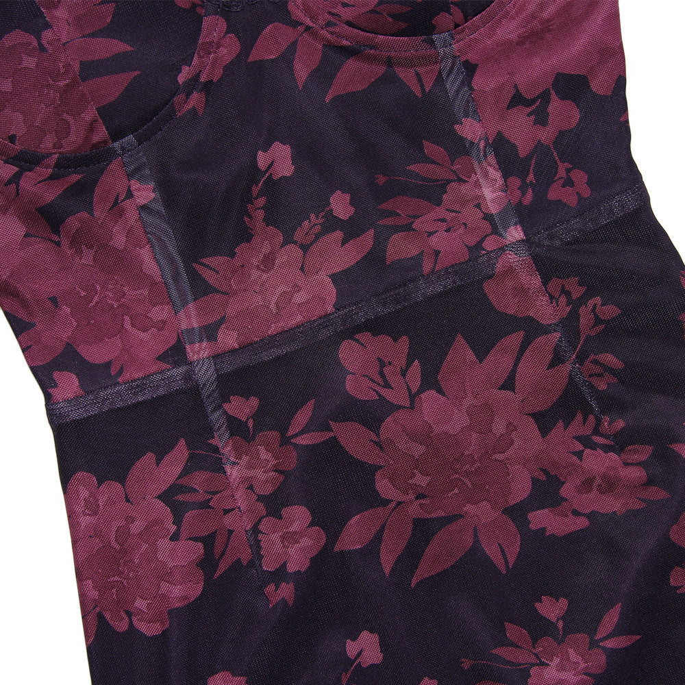 Lily – Robe Bretelle Imprimée Ajustée Fishtail