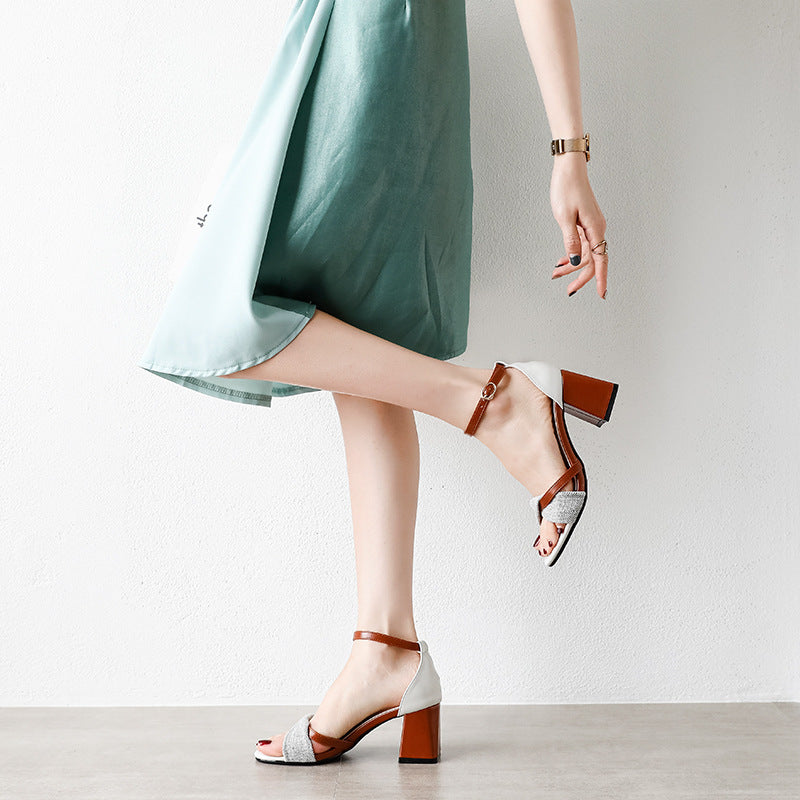 Megan – Sandales à talons hauts avec boucle