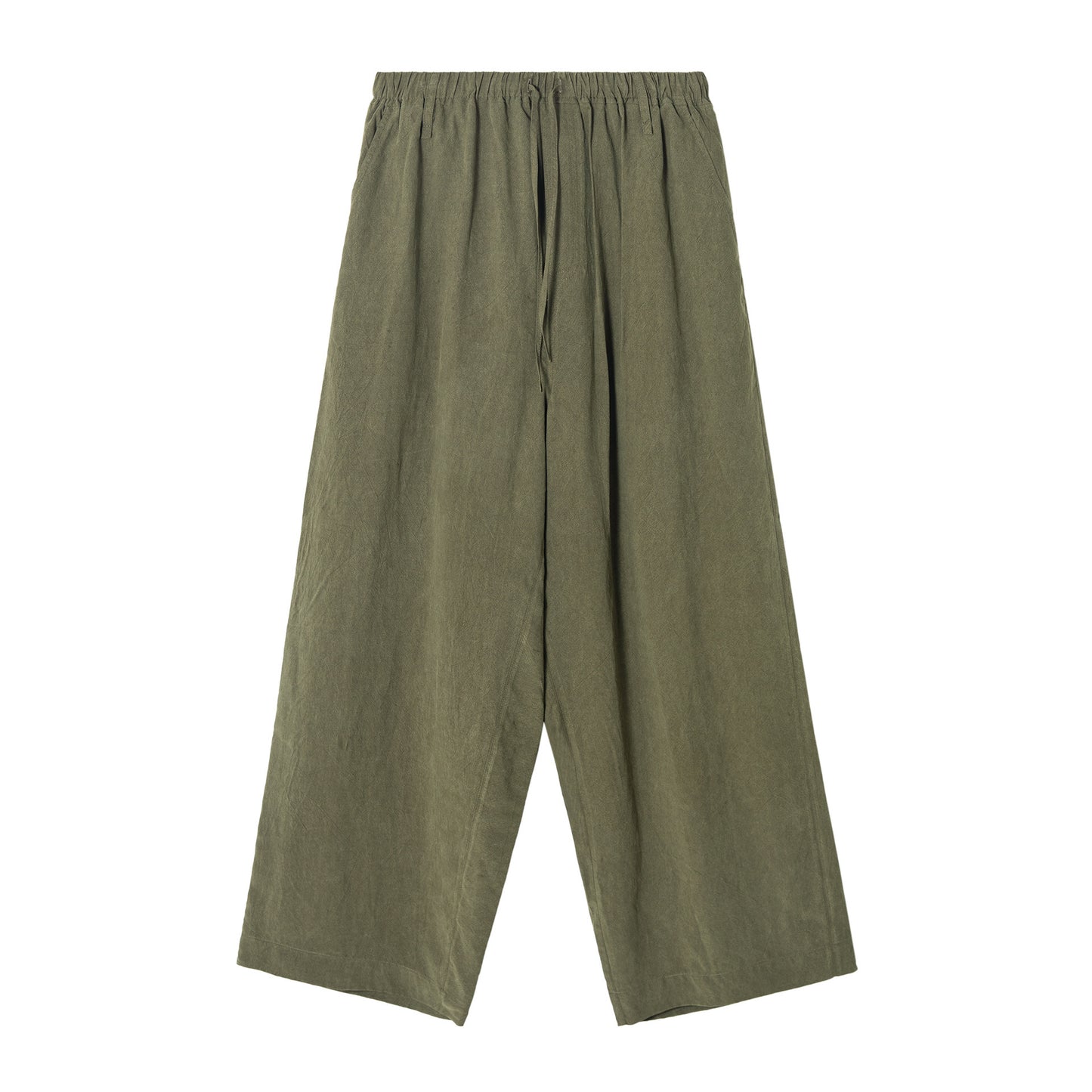 Lucy – Pantalon Droit en Tencel Lavé à la Pierre