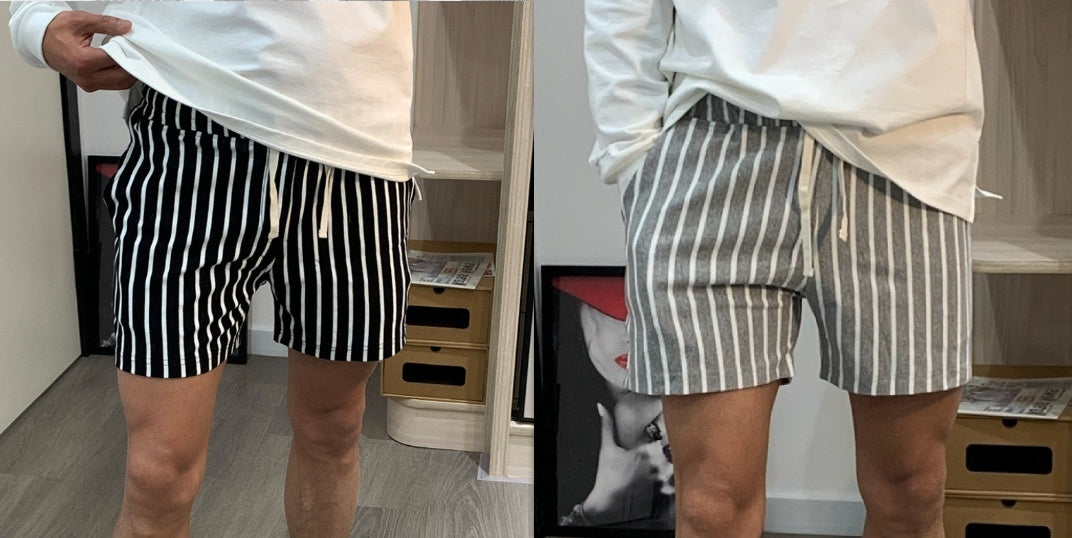 Michael – Shorts de Sport Décontractés à Rayures Larges