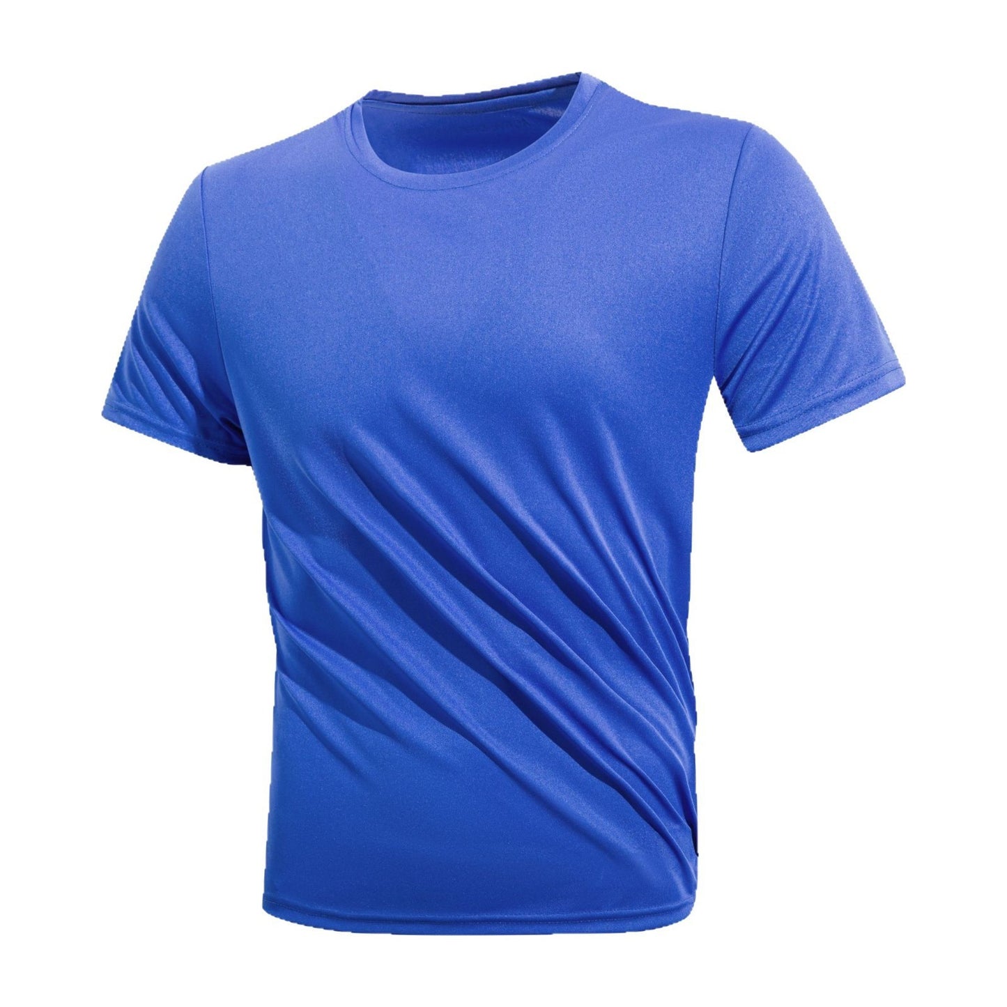 Hugh – T-shirt en soie glacée pour hommes, séchage rapide