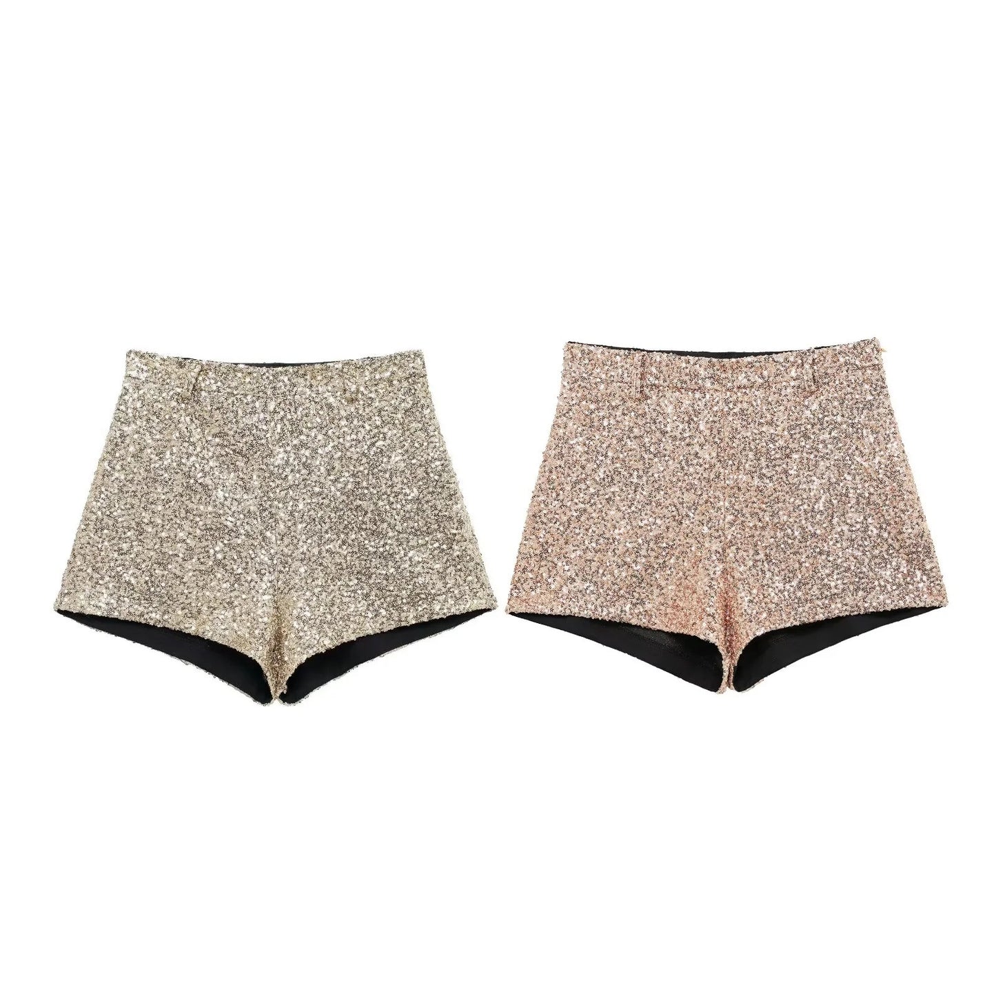 Tracy – Short à Sequins Mi-hauteur
