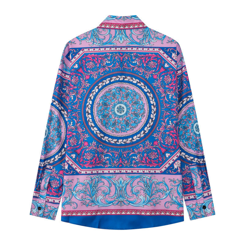 Alfred – Chemise Longue Bohème Vintage Décontractée pour Homme