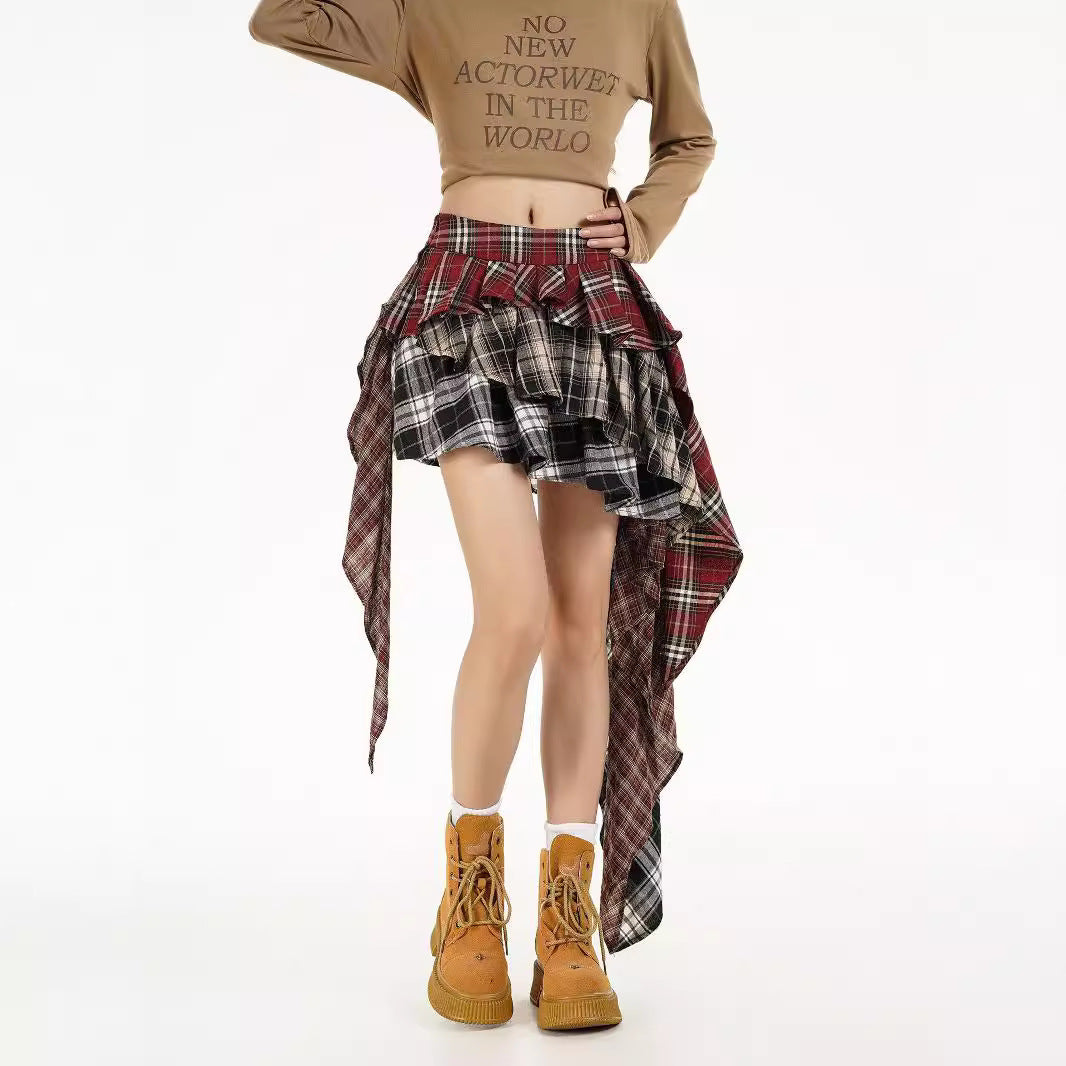 Jacqueline – Jupe Patchwork Rétro Style Américain