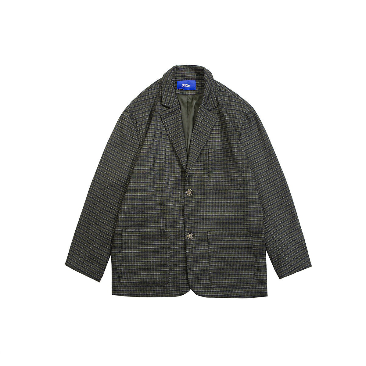 Ralph – Costume à Carreaux de Style Universitaire