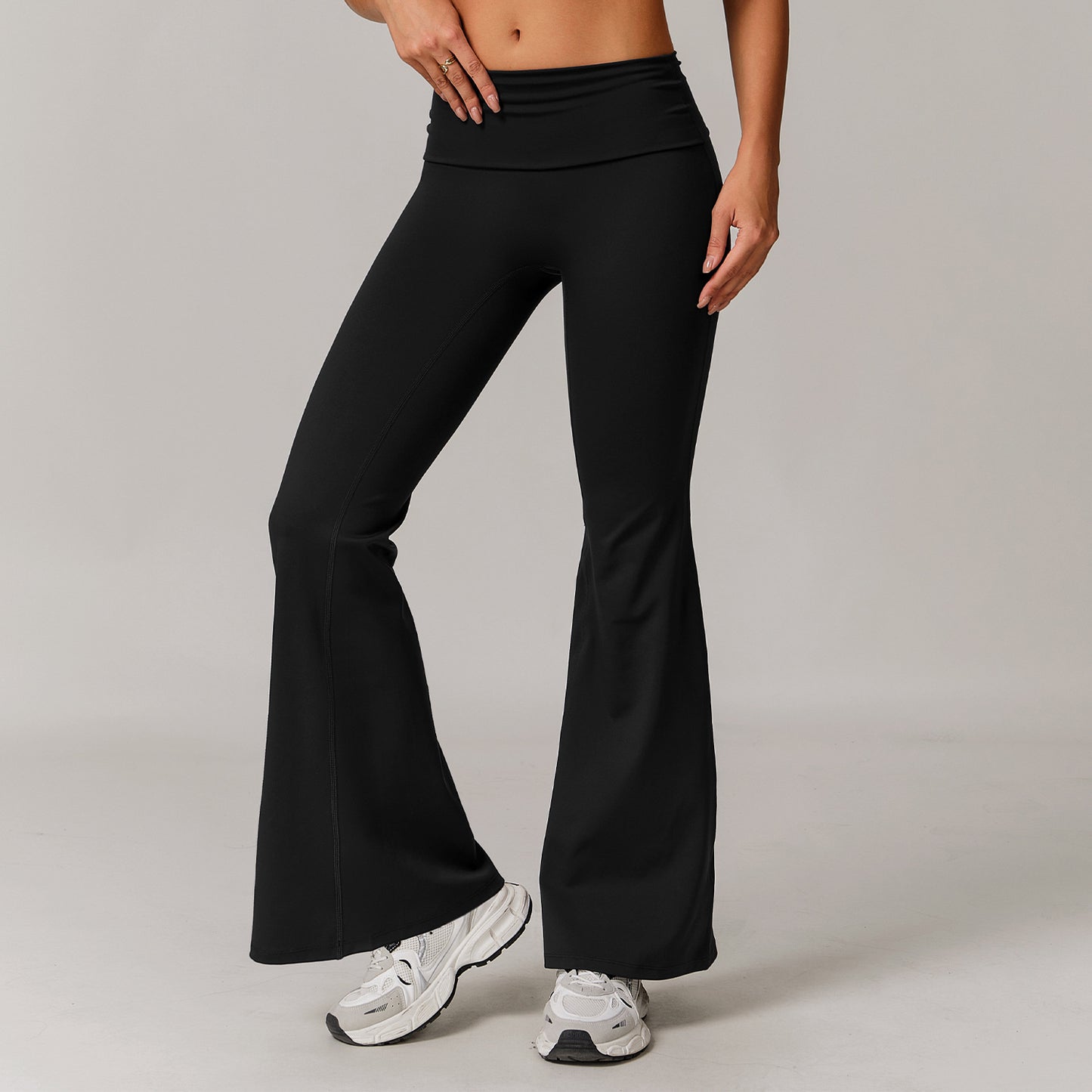 Gabrielle – Pantalon de Yoga Taille Haute Pliable