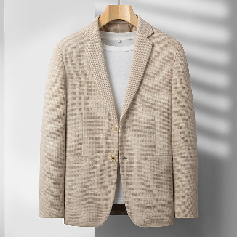 Howard – Veste de costume décontractée en spandex mélangé pour hommes