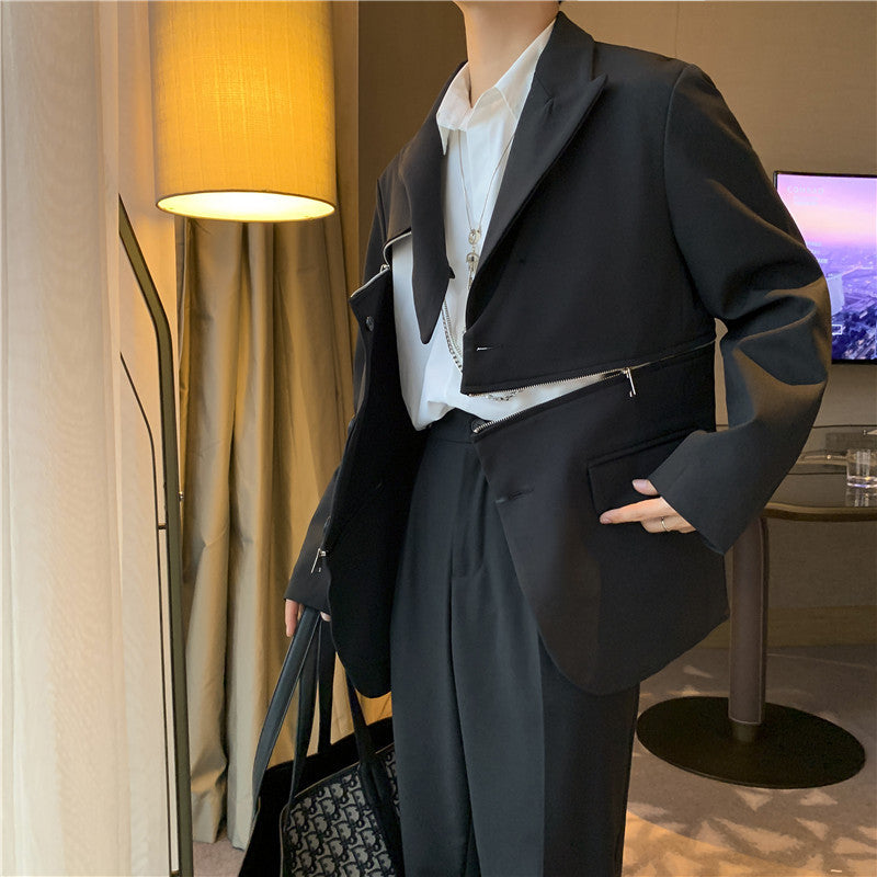 Justin – Costume décontracté avec fermeture éclair