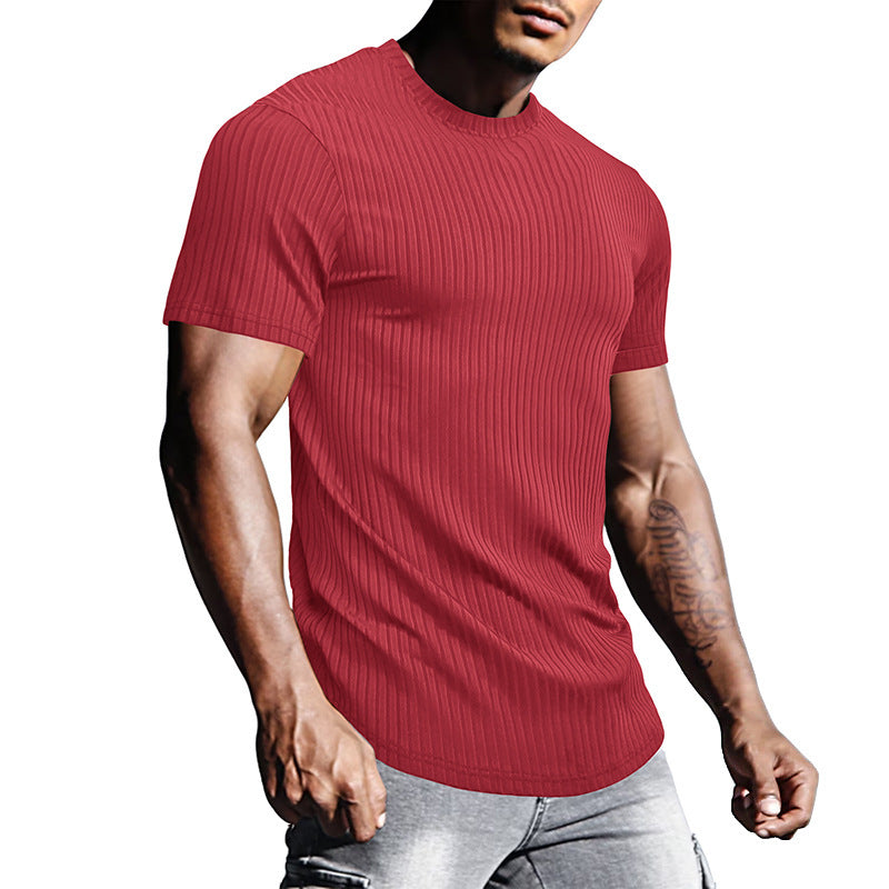Norman – T-shirt sportif ajusté à manches courtes