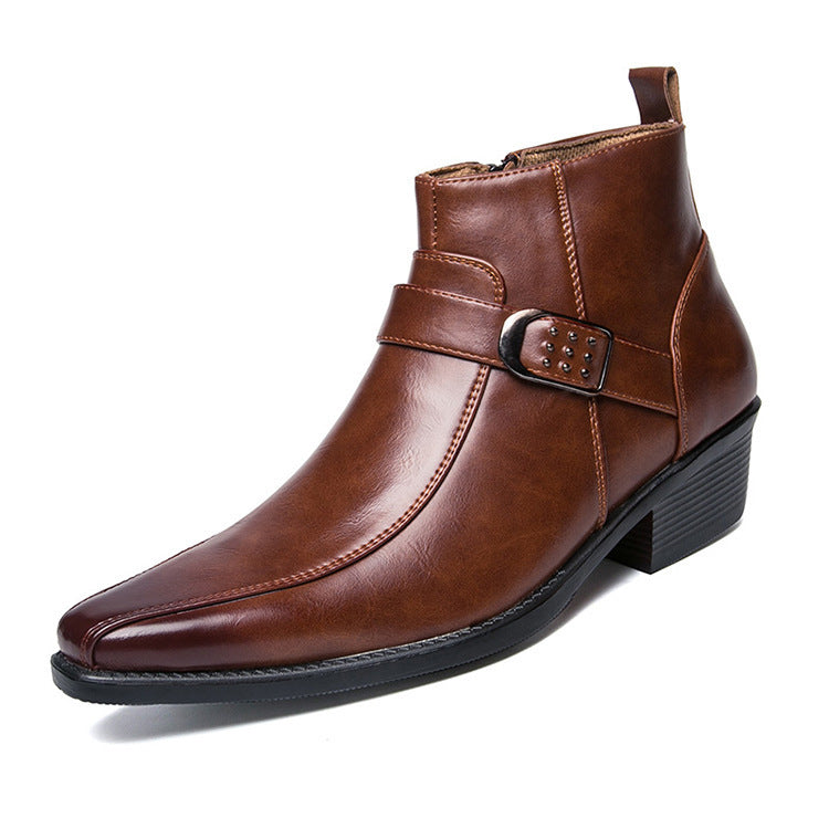 Desmond – Chaussures pointues en cuir vegan pour hommes