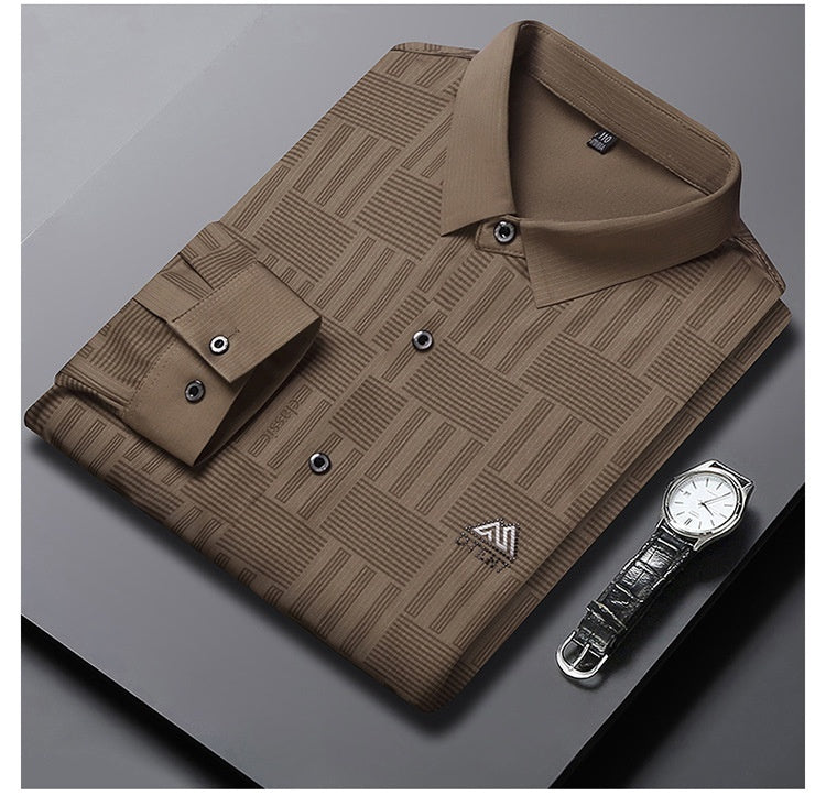 Stewart – Chemise décontractée à manches longues pour homme