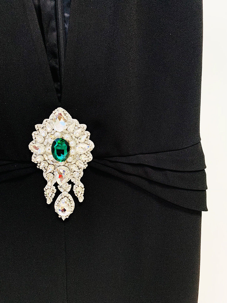 Jane – Combinaison sans manches avec perles et strass