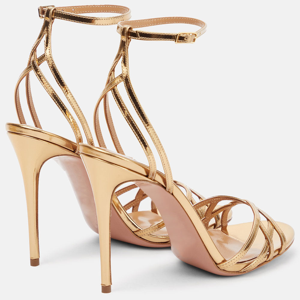 Gillian – Sandales à Talons Aiguilles Rondes Grande Taille