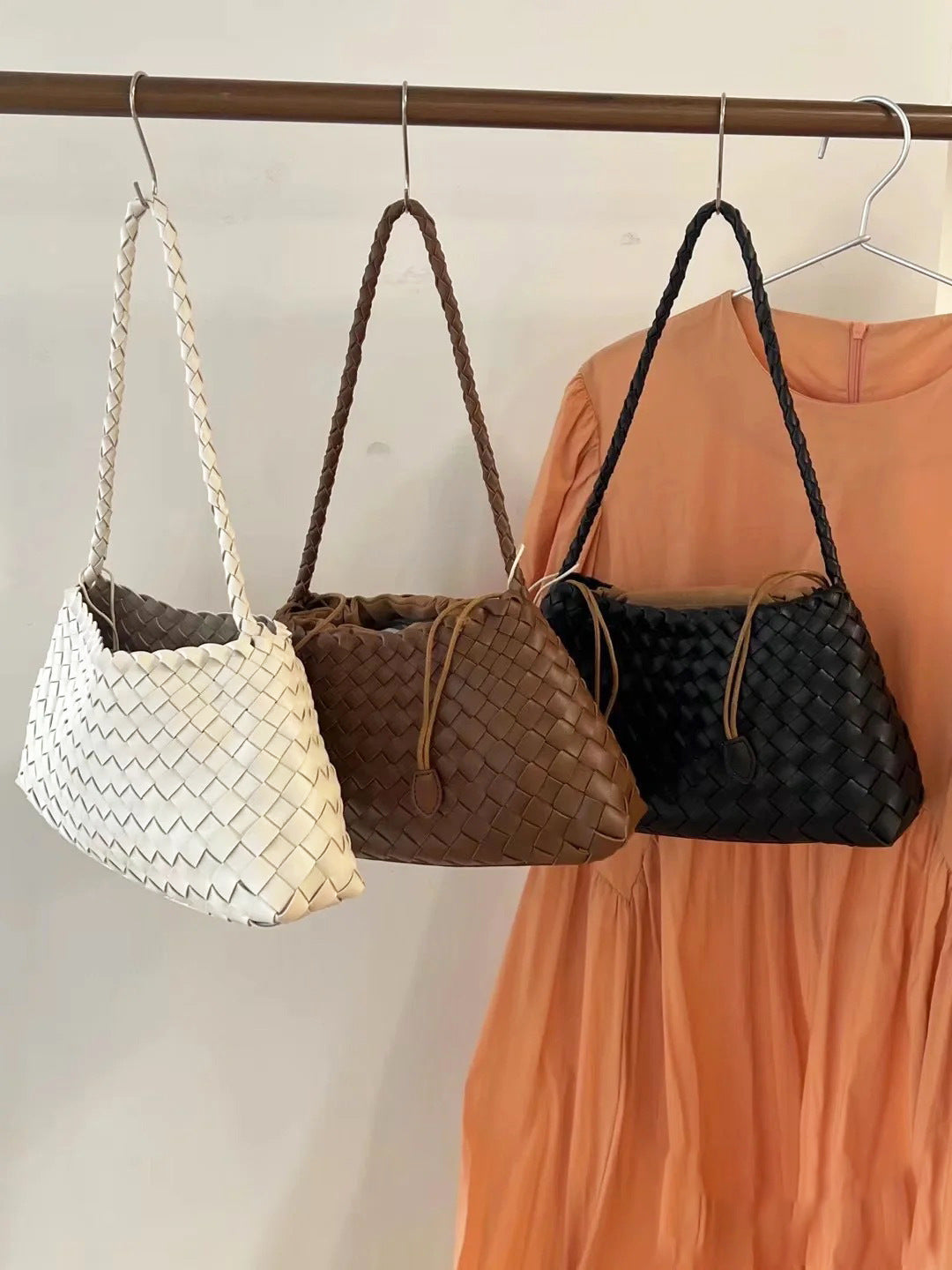 Mandy – Sac À Main Tressé en Cuir Vegan Pour Femme