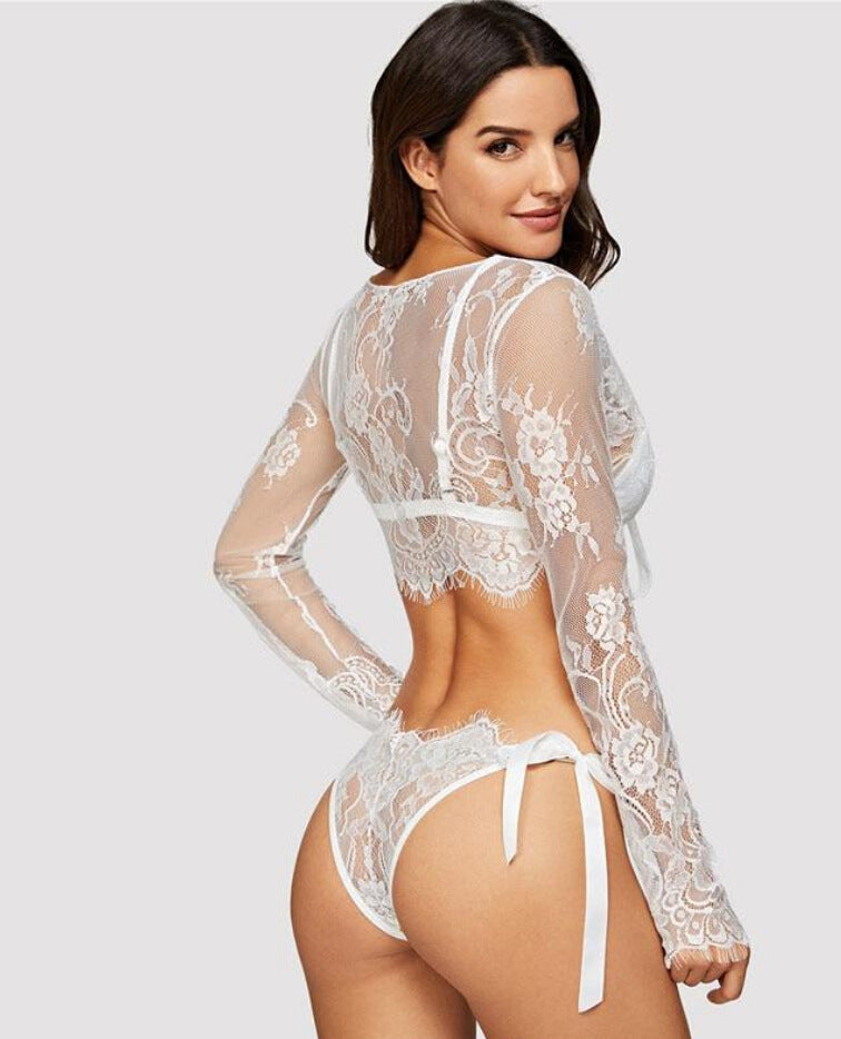 Shannon – Blouse en Dentelle Sexy pour la Plage