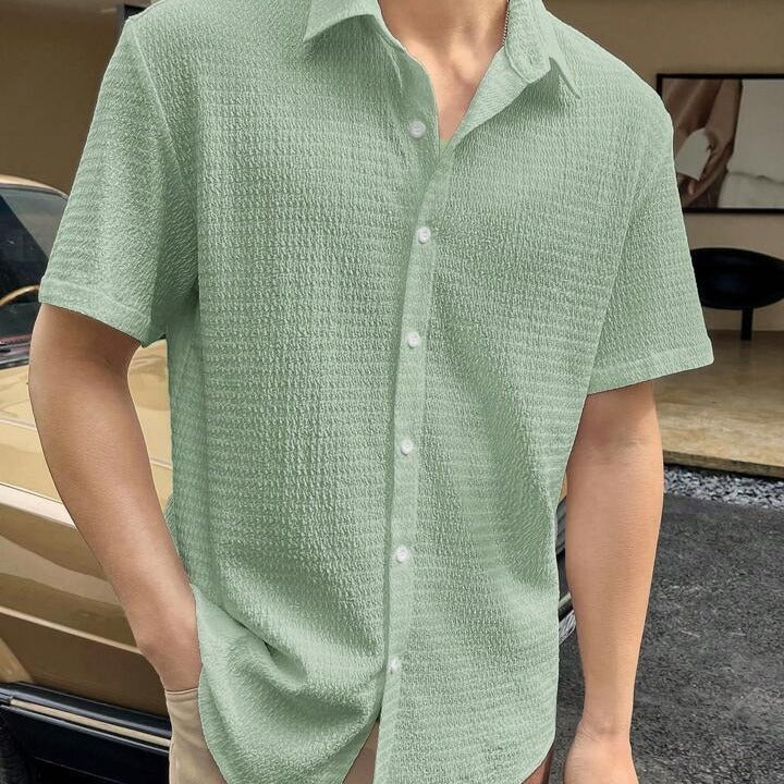 Gavin – Chemise Commuter à Manches Courtes pour Hommes