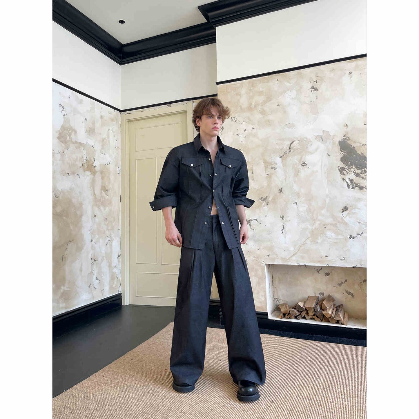 Martin – Chemise en Denim avec Boucle Métallique