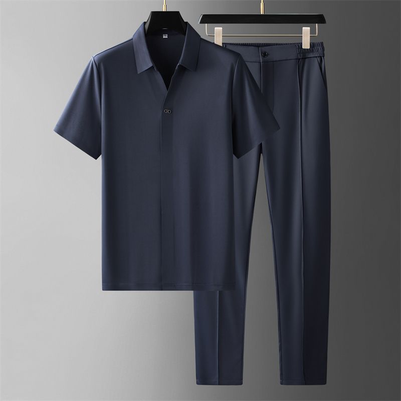 Gareth – Ensemble Chemise Ultra-Fine en Soie Glacée
