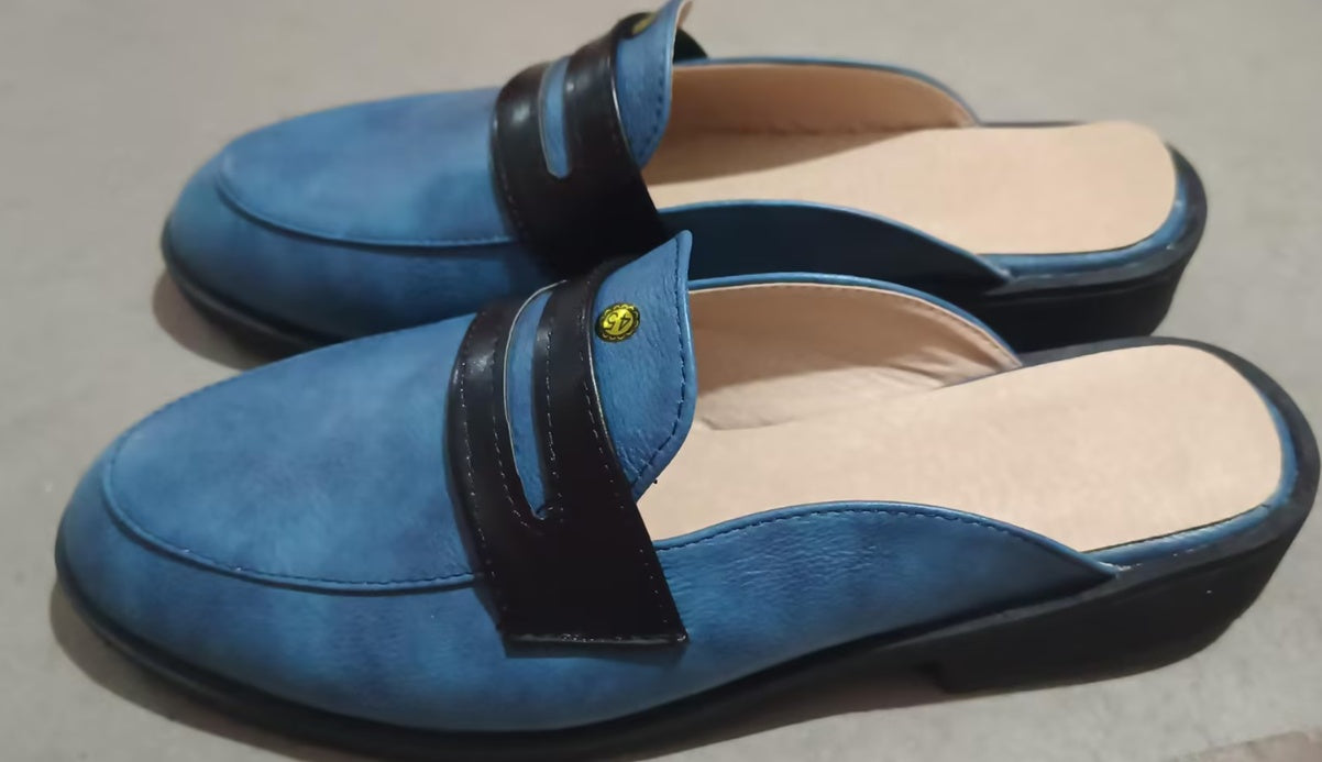 Mathew – Chaussures et Mules Décontractées Polyvalentes en Cuir Végan